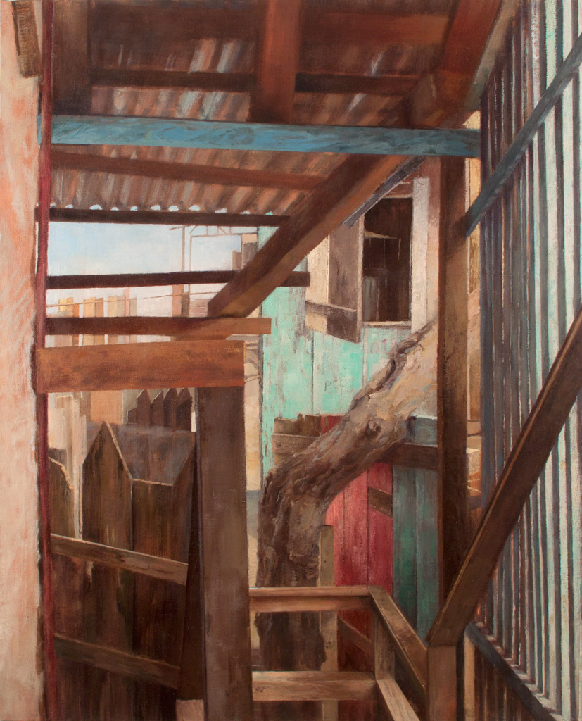   Entry , 2011 oil on linen, 48 x 39 in 