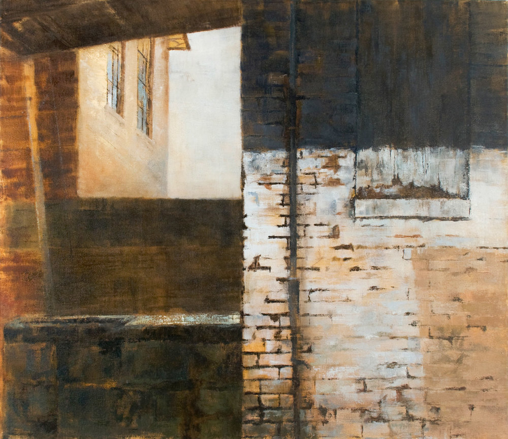   Maryland Ave , 2010 oil on linen, 38 1/2 x 44 in 