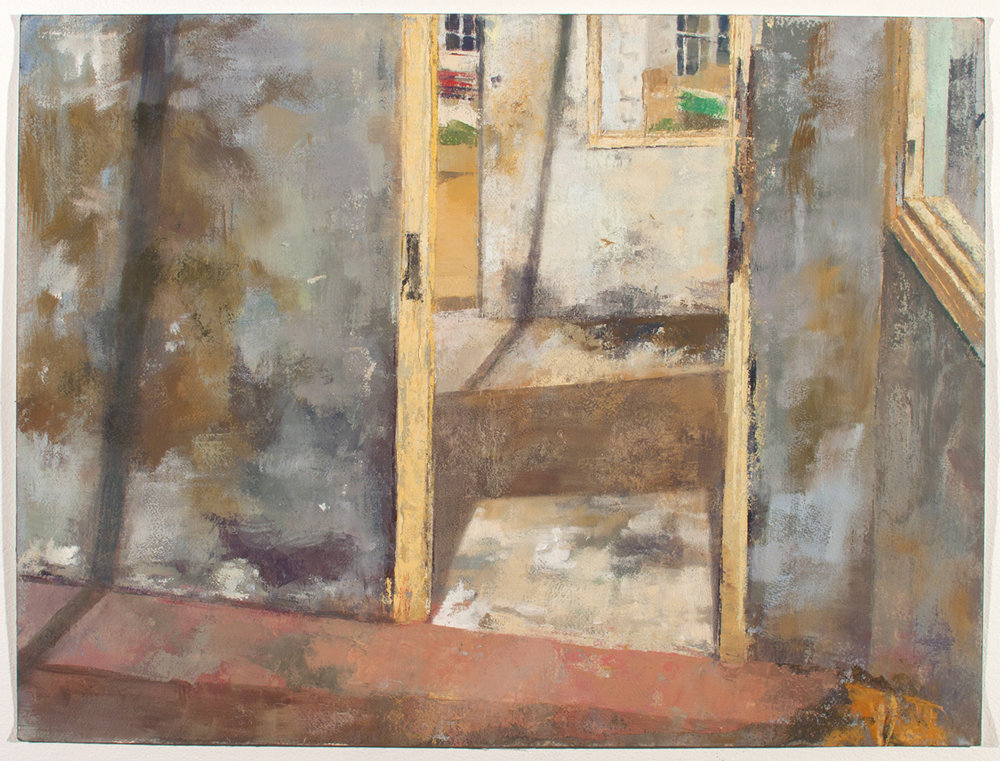   Outside Cacau 2 , 2011 oil on paper, 18 x 24 in 