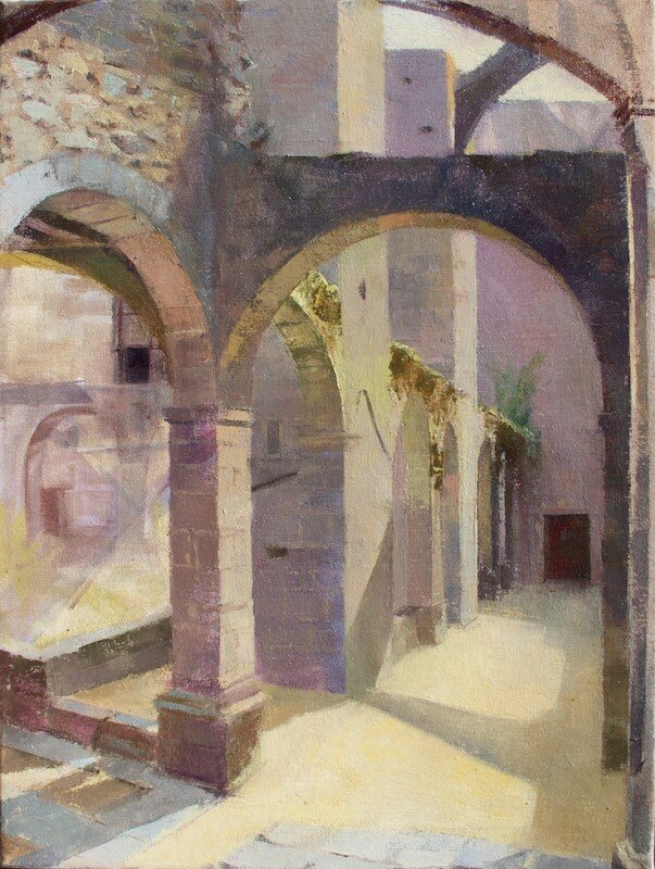   Cloisters 3 , 2013 oil on linen 20 x 15 in 