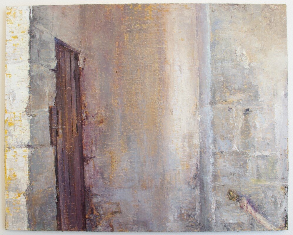   Abbey Landing 1 , 2013 oil on board 8 x 10 in 