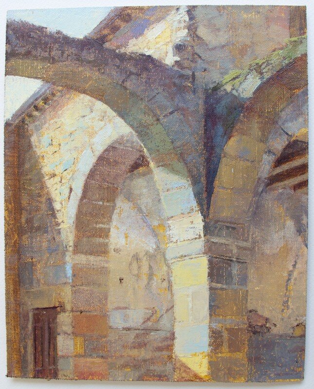   Cloisters 2,  2013 oil on linen 18 x 12 in 