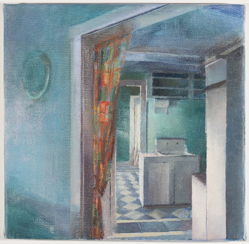   Ulm Study 5 , 2014 oil on linen 12 x 12 in 