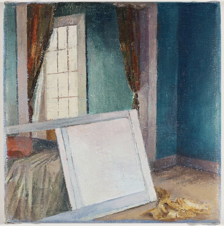   Ulm Study 2,  2014 oil on linen 8 x 8 in 