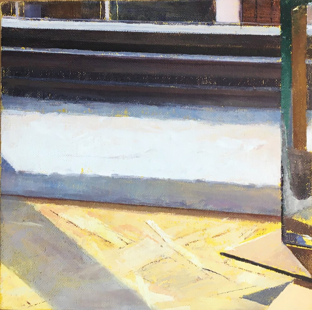   Studio Sill,  2016 oil on linen 8 x 8 in  