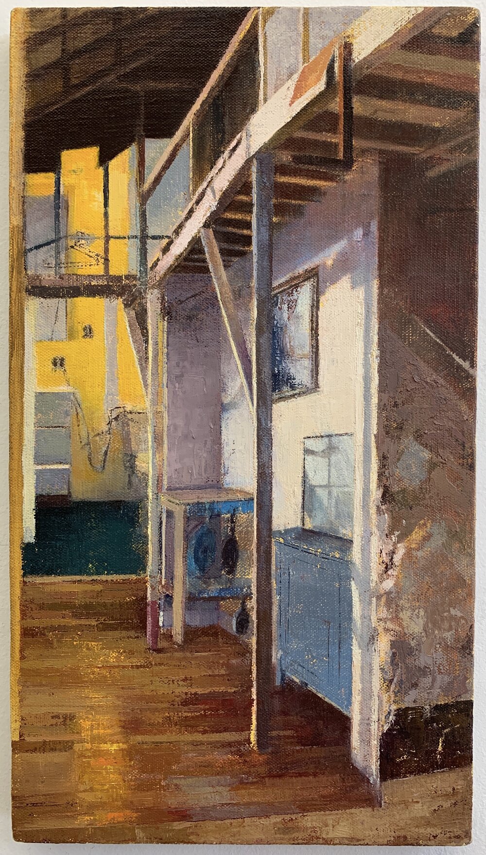   Stage 2,  2013 oil on linen 14 x 10 in 