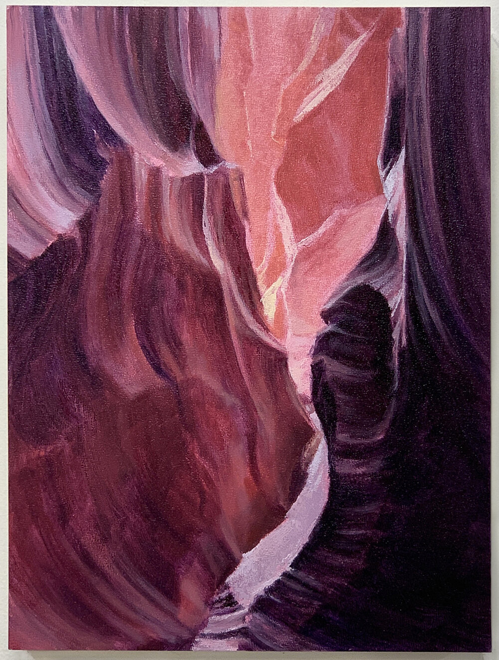   Waterswept 6 , 2019 oil on linen on panel, 12 x 9 in 