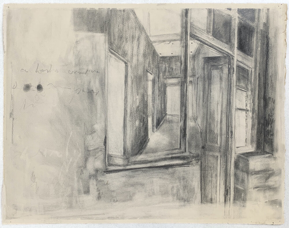   Collected Model Study,  2011 graphite on paper, 16 x 20 in 