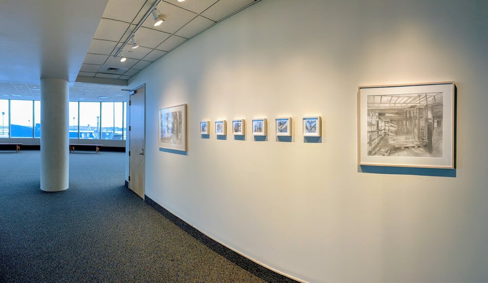  Installation View,  Patterns of Engagement  Albany International Airport September 2019-March 2020 