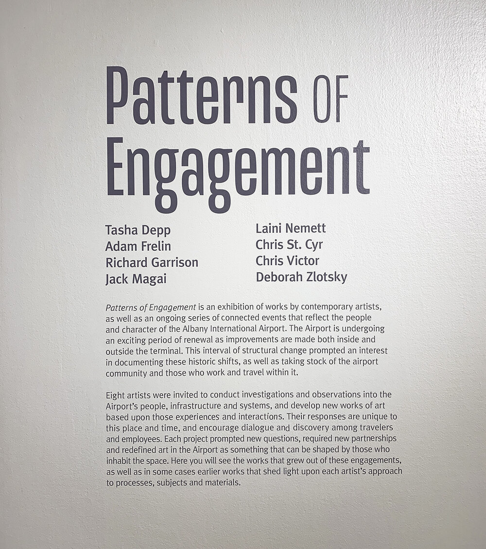  Wall plaque,  Patterns of Engagement  