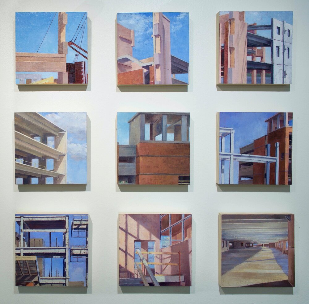 Patterns Plein air studies - airport garage.jpeg
