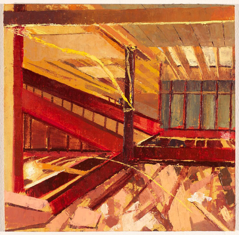   November Study,  2016 oil on linen on panel, 8 x 8 in 